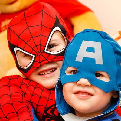 Children dancing and moving in preschool